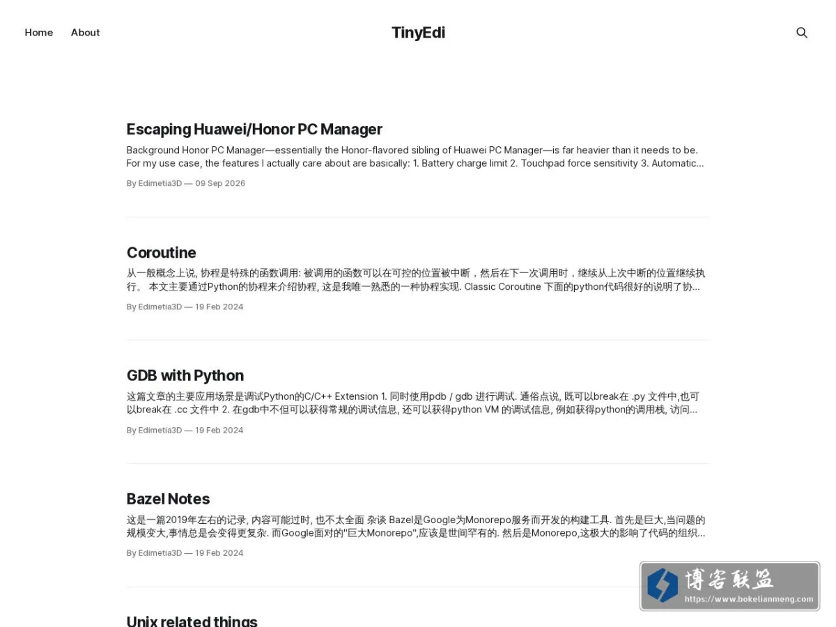 TinyEdi 的网站快照