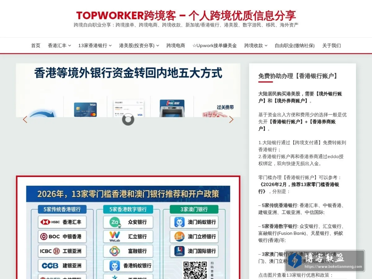 www.topworker.cn 的网站快照