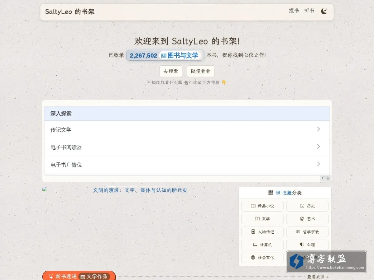 SaltyLeo's Blog 的网站快照