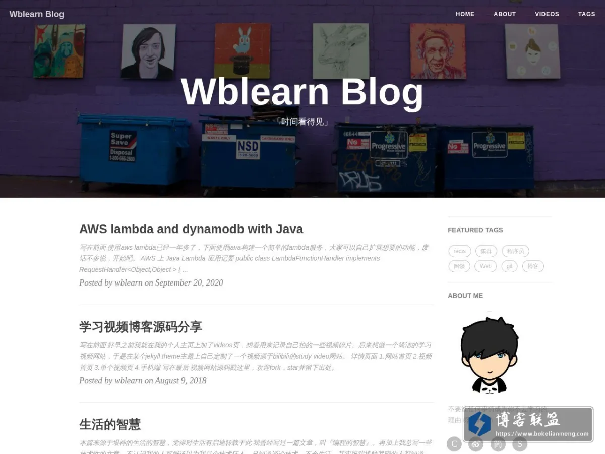Wblearn的博客 | Wblearn Blog 的网站快照