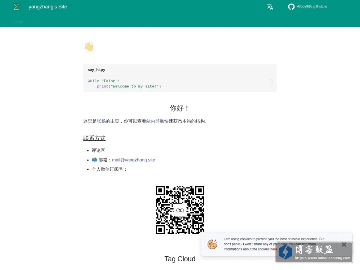 yangzhang's Site - yangzhang's Site 的网站快照