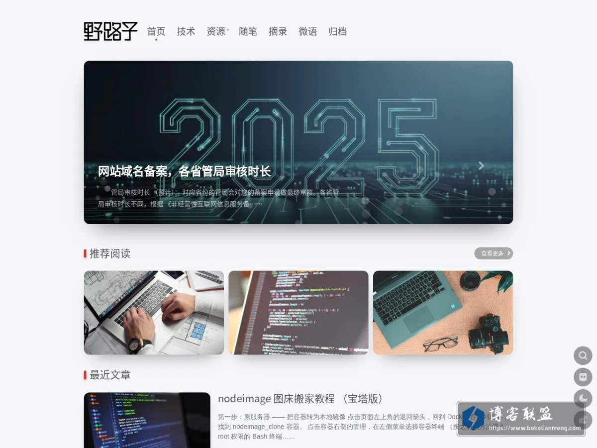 野路子 的网站快照