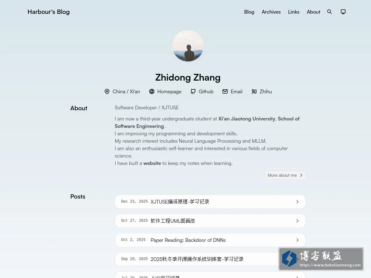 Home ? Harbour's Blog 的网站快照