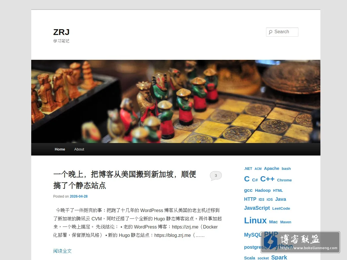 ZRJ | 学习笔记 的网站快照