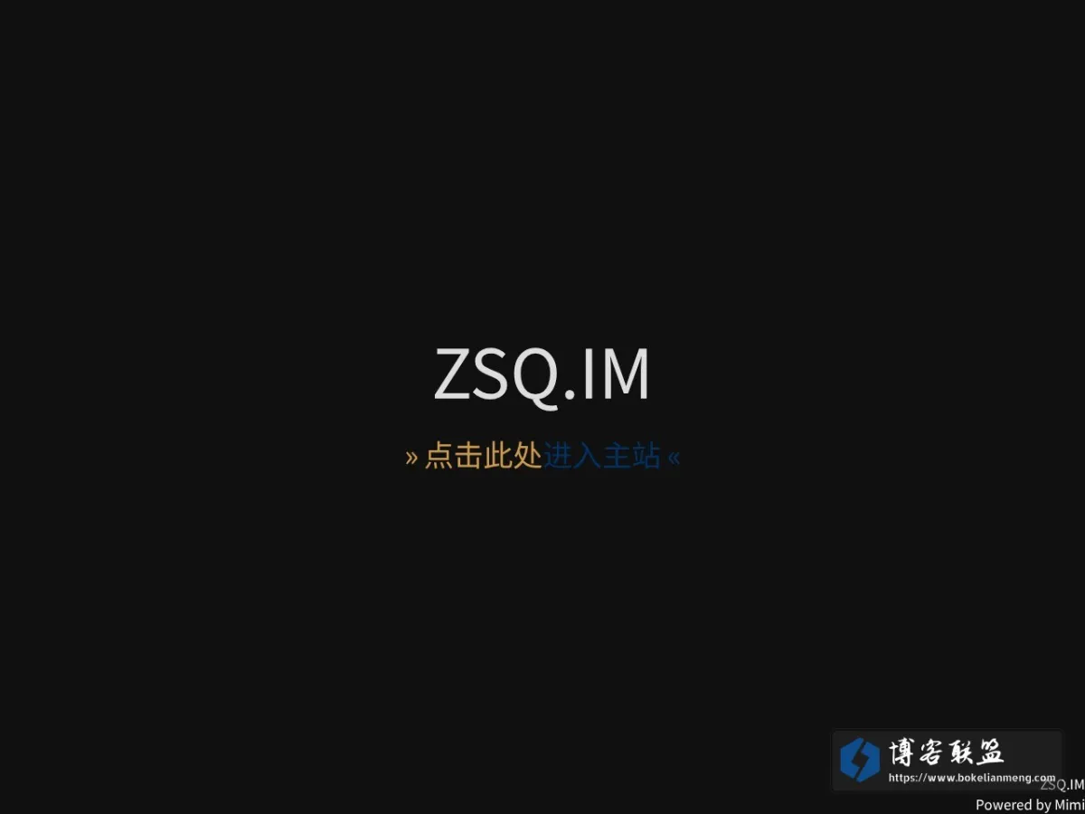 ZSQ.IM 的网站快照