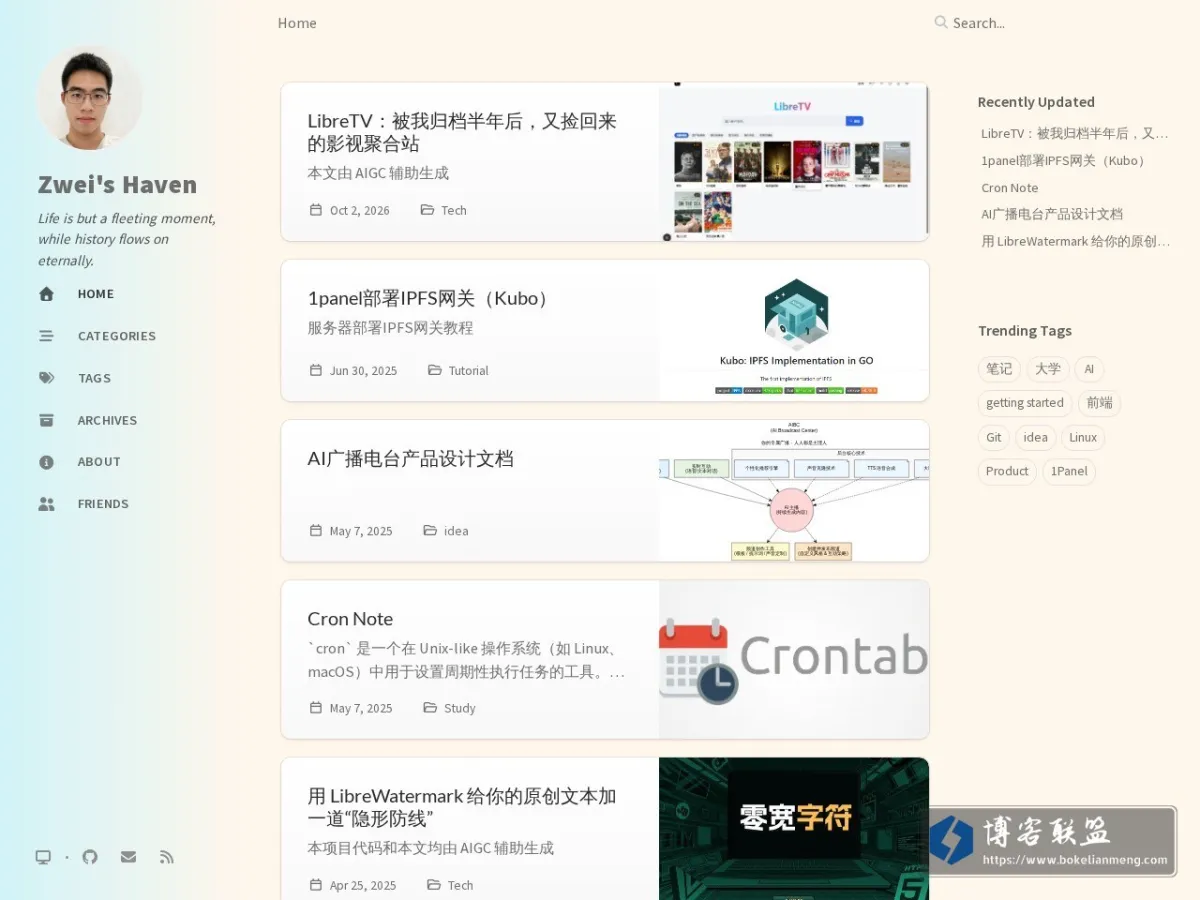 Zwei’s Haven 的网站快照
